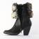 boots noir mode femme automne hiver vue 3