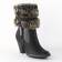 boots noir mode femme automne hiver vue 1