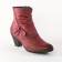 boots rouge bordeaux mode femme automne hiver vue 1