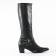 bottes cavalières noir mat mode femme automne hiver vue 2