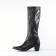 bottes cavalières noir mat mode femme automne hiver vue 3