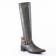 bottes chaussettes beige gris mode femme automne hiver vue 1