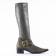 bottes chaussettes beige gris mode femme automne hiver vue 2