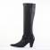 bottes chaussettes noir mode femme automne hiver vue 3
