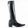 bottes chaussettes noir mode femme automne hiver vue 2