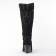 bottes compensées noir mode femme automne hiver vue 7