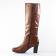 bottes marron mode femme automne hiver vue 3