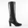 bottes noir mode femme automne hiver vue 2