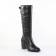 bottes talon noir mode femme automne hiver vue 1