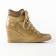 baskets mode beige mode femme automne hiver vue 2