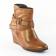bottines compensées marron clair mode femme automne hiver vue 1