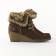bottines compensées marron mode femme automne hiver vue 2