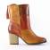 bottines marron beige mode femme automne hiver vue 2