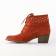 bottines orange mode femme automne hiver vue 3
