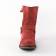 bottines rouge bordeaux mode femme automne hiver vue 6