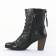 bottines talon noir mode femme automne hiver vue 3