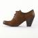 derbys talon marron mode femme automne hiver vue 3