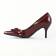 escarpins rouge mode femme automne hiver vue 3