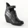 low boots compensées noir mode femme automne hiver vue 1