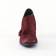 low boots rouge bordeaux mode femme automne hiver vue 6
