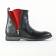 boots noir rouge mode homme automne hiver vue 2