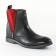 boots noir rouge mode homme automne hiver vue 1