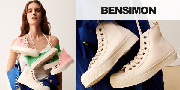 tennis baskets toile Bensimon